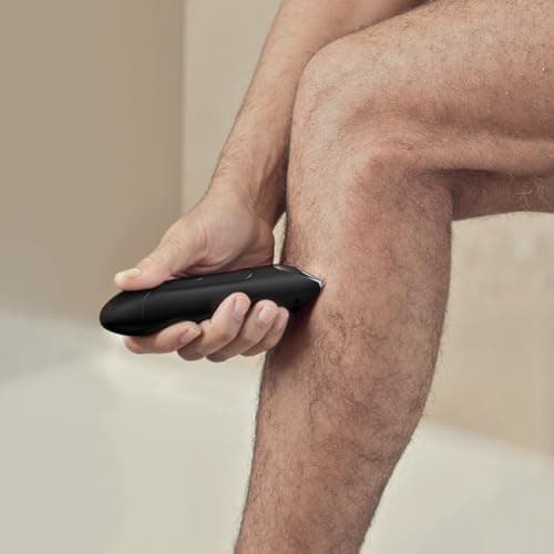 CLEVEB Body Hair Trimmer for Men & Women, Waterproof Rechargeable, Length Adjustable, Multifunctional Shaver with LED Indicator - Thumbnail 2