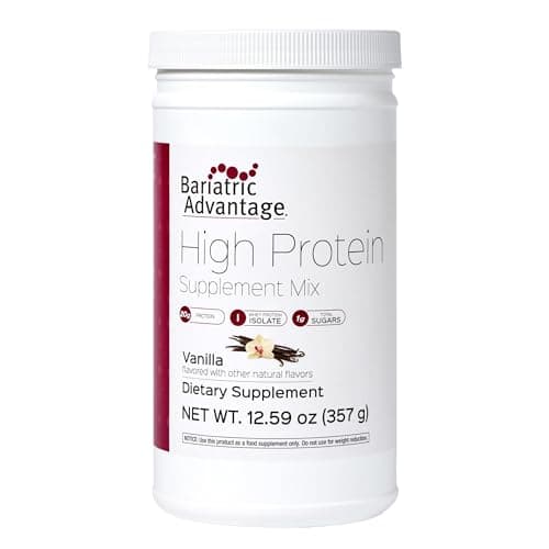 Bariatric Advantage High Protein Supplement Mix - Protein Powder - 20 g Protein - for Pre- & Post-Bariatric Surgery Patients - Iron, Calcium & More - Vanilla - 14 Servings - Image 1