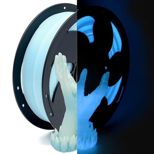 Glow Gradient in the Dark 1.75mm PLA Filament Rainbow Sky, Luminous Rainbow Vibrant Bright 3D Printer Filament, 1kg (2.2lbs) Spool 3D Printing PLA Filament Rod - Image 1