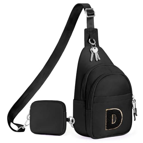 X-KIDS Initial Fanny Pack for Teen Girls Cute Crossbody Bag Sling Purse Personalized Gifts for Teen Girls Kids 6-14 Years Old - Image 1