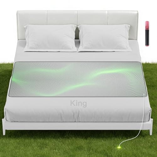 XKETA Graphene Grounding Mat for King Bed: Indoor Earth Therapy for Better Sleep & Energy Boost – Conductive Sleep Pad with Grounded Benefits – Wellness Gift Kit for Women - Image 1