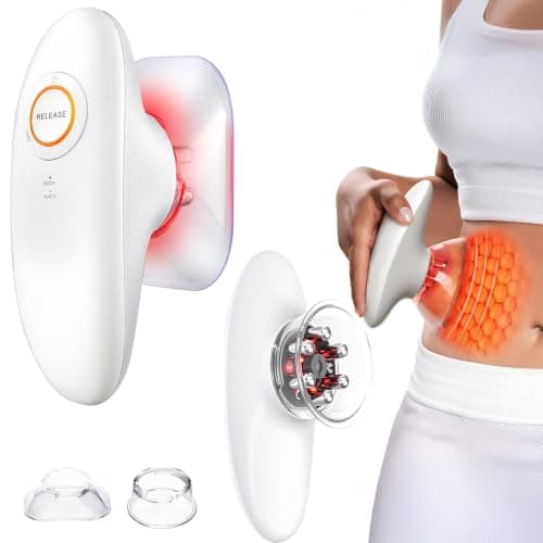 Aimmbiuty 3-in-1 Body Sculpting Machine, Cellulite Massager Tool with 3 Adjustable Modes, for Belly, Waist, Arms and Legs, Home Use for Women (White) - Image 1