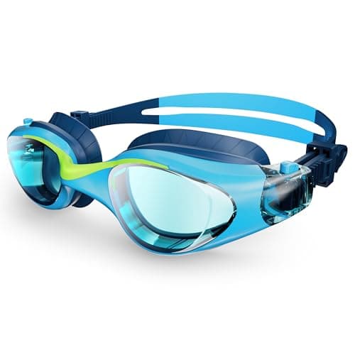 HIGAHY Swim Goggles for Kids 6-14, Anti-Fog UV Protection Clear Swimming Goggles, Leakproof Pool Swim Goggles for Boys Girls - Image 1