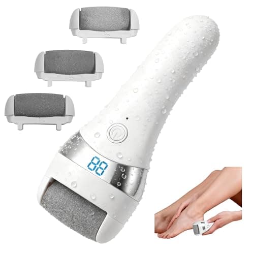 Kaaeiccr Electric Foot Callus Remover, Rechargeable Foot Care Tool with 3 Speed Settings, Waterproof Foot File, Portable Foot Dead Skin Remover, Smooth Heels, Home or Travel Spa Foot Care - Image 1