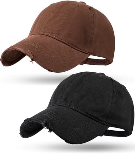 Vintage Baseball Cap for Men Women Distressed Golf Dad Hat Adjustable Washed Cotton Baseball Hat Unisex - Image 1