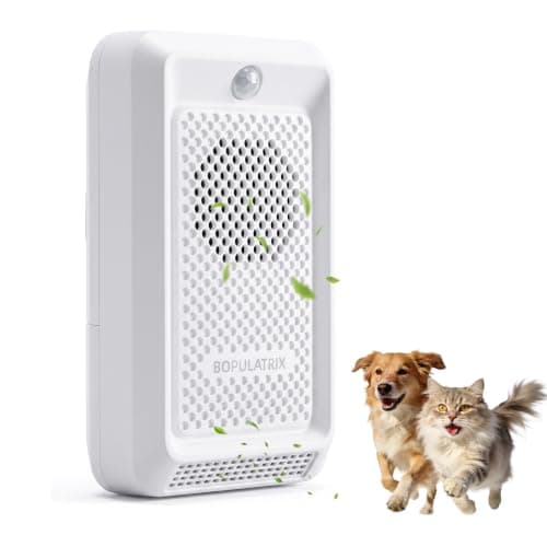 Bopulatrix Cat Litter Deodorizer - White ABS Rechargeable Pet Odor Eliminator with 30dB Quiet Internal Circulation and Advanced Pod - for Smart Kitty Boxes in Homes Closets and Bathrooms
