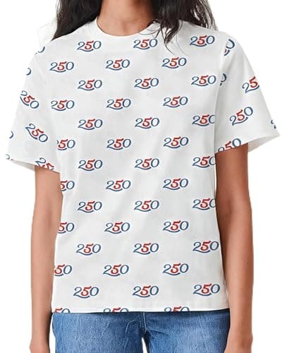 ReefSea 250th Anniversary T-Shirt Patriotic USA Flag Freedom Tee, World Soccer Cup Jersey Independence Lightweight T2503