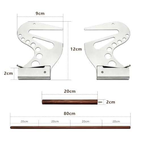 Artist Hand Support Bridge - Adjustable Steady Hands Stabilizer,Drawing Arm Rest with Four Modular Support Poles, Suitable for Canvases Under 2.3 FT for Painting Drawing Detail Work (1 PC) - Thumbnail 4