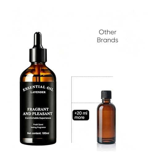 Gihen Lavender Fragrance Oil 100ml, Natural Calming Essential Oil for Diffusers, Soothing Aromatherapy Scent for Sleep & Relaxation, Long-Lasting Home Fragrance Oil for Bedroom & Living Room - Thumbnail 6