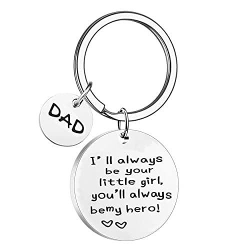 Ediseng Cool Dad Christmas Gifts from Daughter,Funny Dad Keychain for Men,Personalized Stocking Stuffer,Quick Releasing Keychain