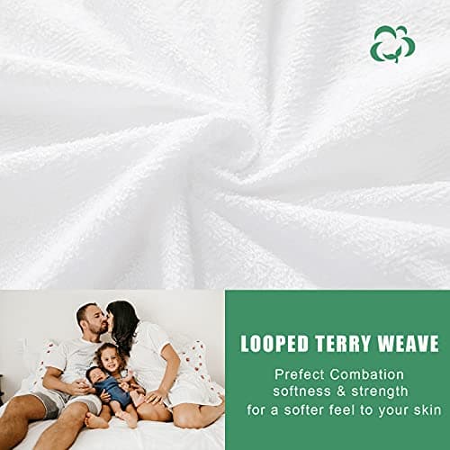 California King Size Quilted Fitted Waterproof Mattress Pad, Premium Hollow Material Filling Mattress Protector, Breathable, Quiet, Cooling, Machine-Washable Mattress Cover with 21” Deep Pocket - Thumbnail 2