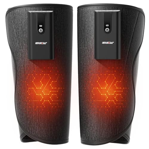 CINCOM Leg Massager with Heat and Air Compression, Cordless Calf Massager for Circulation and Pain Relief, Rechargeable Leg Compression for Edema Relief - Image 1