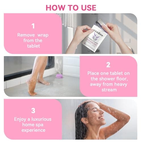 Shower Steamers Aromatherapy 6 Pack - Easter Basket Stuffers for Teens & Adults, Birthday Gifts for Women - Natural Essential Oil Shower Bombs for Stress Relief & Relaxation, Home Spa Self-Care - Thumbnail 5