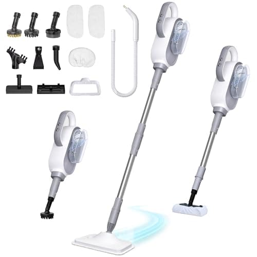 Steam Mop, 13-in-1 Powerful Handheld Steam Cleaner with 13 Accessories, 500ML Removable Tank, 23FT Power Cable, Detachable Steam Mops for Floor Cleaning, Tiles, Windows, Tile Grout, Carpets, Furniture - Image 1