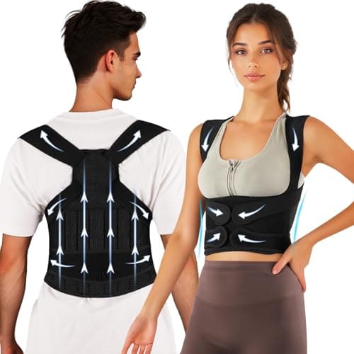 Xihan Back Brace - Posture Corrector for Women, Adjustable Shoulder Straightener with Lumbar Support, Relieve Upper/Lower Back, Neck & Shoulder Pain,-Small
