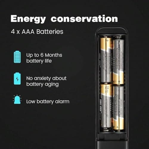 Sliding Glass Door Lock 2085 Ultra-Slim eLinkSmart Waterproof Keyless Mortise Smart Lock with Hook for Door Thickness 22~110mm (0.87"-4.33"), Aluminum Keypad Fingerprint Patio Door Tuya App - Thumbnail 5