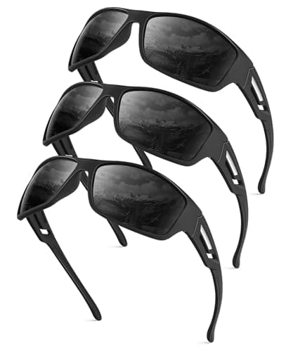 KALIYADI Sunglasses-Men Polarized Sports Sun-glasses: Mens Sun glasses Polarized UV400 Protection Running Cycling Outdoor - Image 1