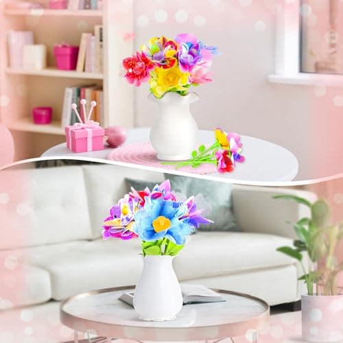 Osllate Upgraded Flower Bouquet Accessories Set for Making 36 Flowers, DIY Arts & Crafts Toy Accessories Flowers Making Toy Kit - Thumbnail 6