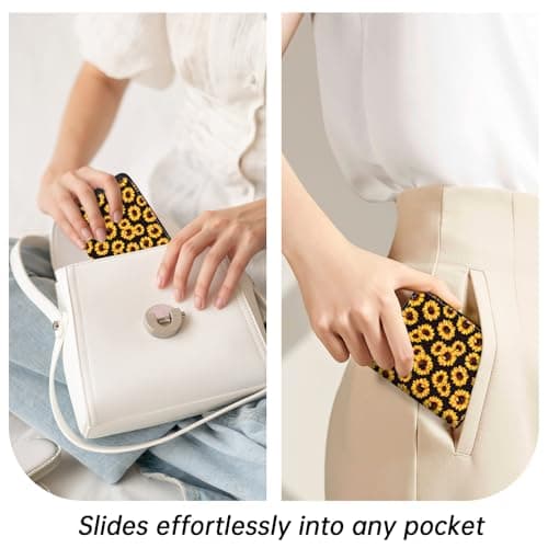 Toughergun Wallet Women Rfid Blocking Small Compact Bifold Luxury Leather Pocket Wallet Ladies Mini Purse with ID Window - Thumbnail 5