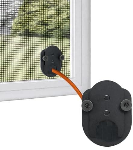 Window Screen Pass Through Attachment - Bring Inside Power Outside, for 1/3"-4/5" Cables or Hoses, Fits on Any Standard Window Screen, Insect and Dust Proof, for Rv, Pet Cameras, Various LED Lights - Image 1