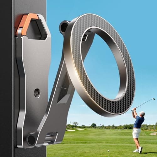 Chfeila Men Golf Gifts for Fathers Day Alloy Magnetic Golf Cart Phone Holder for iPhone [Ultra Magnet] Dad Gifts for Fathers Day,Birthday Gift for Men Husband Him Boyfriend Grandpa from Daughter Wife - Image 1