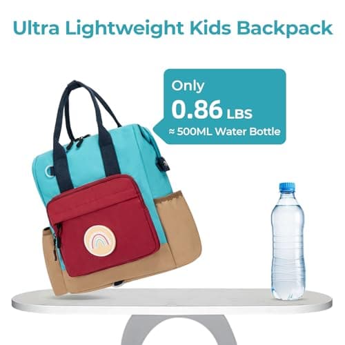 CLUCI Toddler Backpack Kids Backpacks For Boys Preschool Kindergarten Elementary Daycare Backpack For School & Travel Bookbag with 4 Detachable Cute Patches - Thumbnail 5