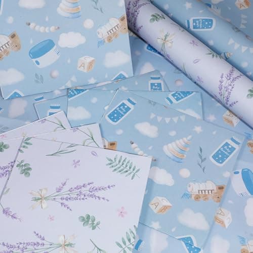 SCENTORINI Scented Drawer Liners for Dresser,6 Lavender + 6 Baby Powder Scent Drawer Paper Liners, Paper Sheets Liner 14.3x19.5 Inch, for Fragrant Home Shelf Closet Bedroom Drawer - Thumbnail 6