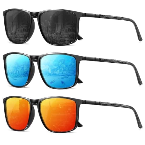 YDAOWKN Polarized Sunglasses for Men, Lightweight Sun Glasses With UV Protection for Driving Fishing Golf