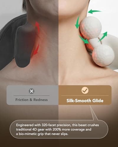 SKG H7 Ultra FSA Eligible Cordless Neck Massager for Pain Relief Deep Tissue, Shiatsu Shoulder Massager with Heat, Massage Tools for Trapezius, Lymphatic Drainage, Relaxation Therapy, HSA Items - Thumbnail 4