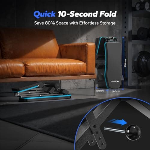 MERACH Weight Bench, Foldable Weight Benches for Home Gym with 990 LBS, Adjustable Weight Bench with 72 Training Angles, Incline Bench Press for Full Body - Thumbnail 6