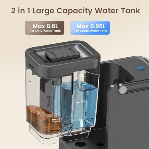Portable Spot Carpet Cleaner Machine, Handheld Upholstery Deep Cleaner, for Household Couch Mattress Fabric Stain Removal Indoor Spot Cleaning Device - Thumbnail 4