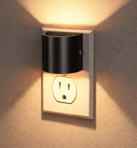 Roche Jaune Night Lights Plug into Wall [2 Pack] Night Light, Dusk to Dawn Sensor Soft Warm LED Glow with 3-Level Dimmer, Plug in Night Light for Bathroom, Hallway, Bedroom, Kids Room - Image 1