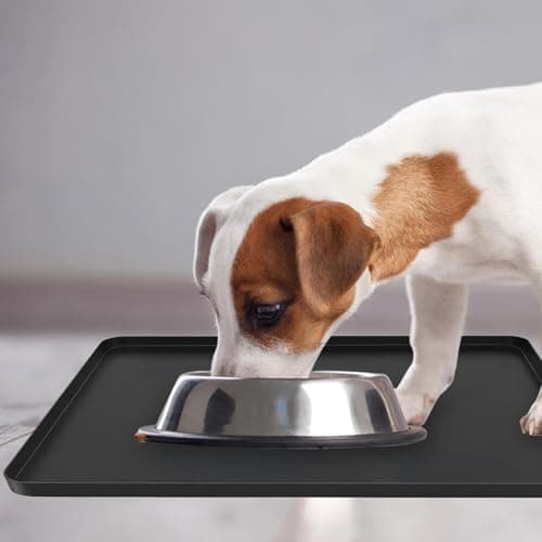 Mini Fridge Silicone Mat, 23.6"x23.6"x0.6" - Durable Refrigerator Mats with High Raised Edges, Leak-Proof Fridge Mats for Mini Fridges, Washing Machines, Pet Bowls - Protects Floors from Water Spills - Thumbnail 5