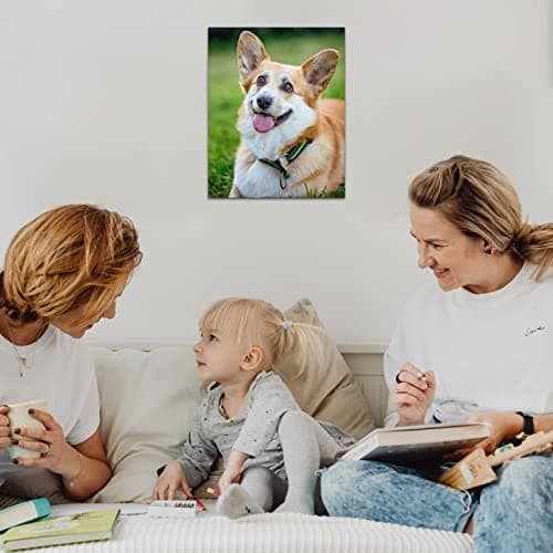 Custom Canvas Prints with Your Photo, Framed Personalized Wall Art, High Definition Photo Prints on Canvas for Home Decor, Wedding & Family Gifts, Ready to Hang (8" L x 10" W) - Thumbnail 3