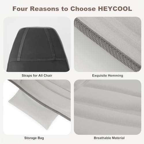 Heycool Vibration Back Massager with Heat, Massage Chair Pad with 10 Vibration Motors & 2 Heating Levels, Chair Massager for Recliner, Sofa, Beige - Thumbnail 6