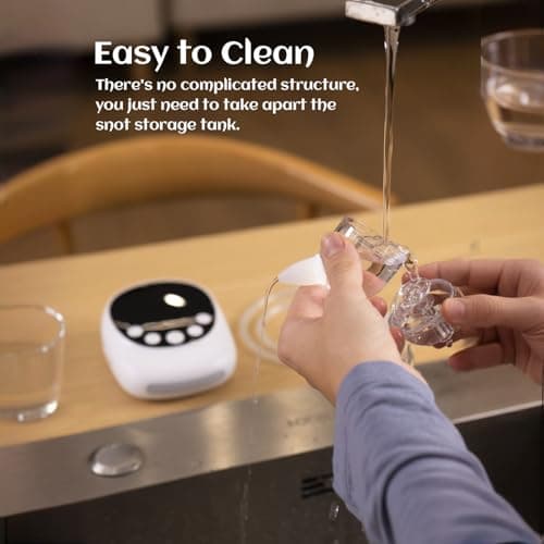 X-Bosak Electric Baby Nasal Aspirator - Hospital Grade Mucus Remover with 9 Suction Levels, USB-C Rechargeable, Night Light & Nursery Rhymes, BPA-Free Silicone Tips - Thumbnail 6