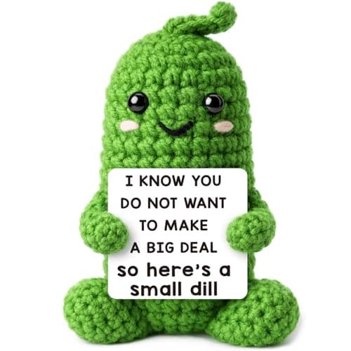 Jettryran Positive Pickle Gifts for Mom Wife Daughter Sister Teacher Appreciation Birthday 2026 Graduation Gifts for Women Men for Husband Easter Basket for Teens Pickle Eggs - Image 1