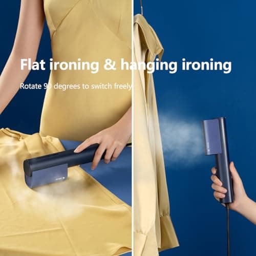Nesugar G3 Steamer for Clothes Portable Travel Steamer, Fashion Handheld Garment Steamer, 0.75lbs Lightly, 15s Fast Heat-up, Light Mini Steam Iron for travel and home（navy blue） - Thumbnail 3