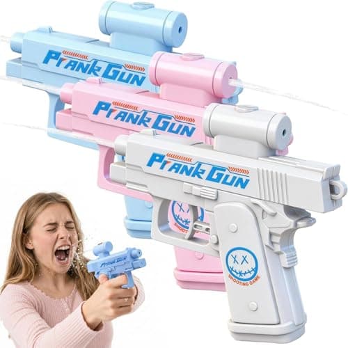 Prank Water Gun 3 Pack, Two-Way Squirt Gun with Reverse Spray, Hilarious Novelty Toy for Summer Parties, Beach & Pool Water Fighting Activities, Funny Gag - Image 1