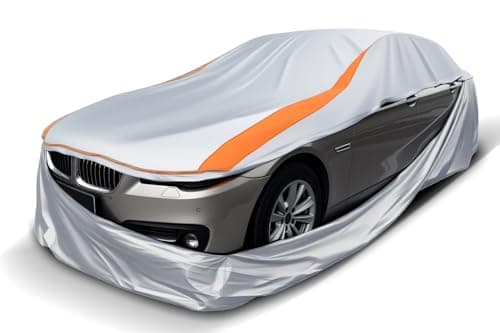 FJWDSC Full Enclosed SUV Car Cover Universal Fit for Wrangler 4 Door/Grand Cherokee,Outback,BMW X5,Lexus RX350,4Runner/Highlander,Pilot,Audi Q5,Macan/Cayenne,Model y,Equinox,Edge,Infiniti QX50/55,MDX