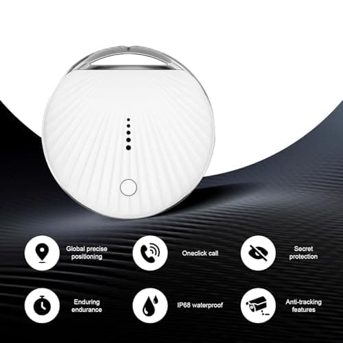 Two-Pack Key Finder with Sound Waterproof Locator, Compatible with Apple Find My (iOS only) pet Tracker, Anti-Lost Device, Luggage, Set up with iPhone or iPad with just one Click - Thumbnail 5