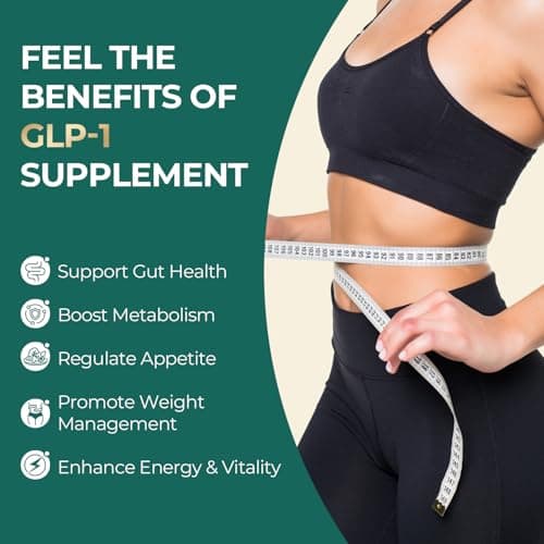 OxyEnergy GLP-1 Supplement Weight Loss Pills for Women & Men, GLP-1 Appetite Suppressant with Akkermansia Probiotic, Metabolism & Gut Health Booster, Vegan, Gluten-Free, Non-GMO, 60 Capsules - Thumbnail 5