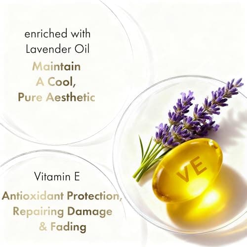 ALFHEIM Lavender+ Purple Hair Mask for Blonde, Silver & Color-Treated Hair – Deep Repair & Tone Correction – Restores Softness & Shine – with Quinoa Extract & Vitamin E – 8.45 oz / 250 ml - Thumbnail 6