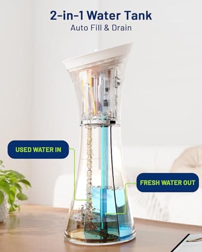 KAUGIC Upgraded Ear Wax Removal with One-Piece Waste Tank, Safe Cleaner with Water Temperature Sensor, Effective Ear Irrigation Kit, IPX7, FSA-HSA-Eligible, White - Thumbnail 6