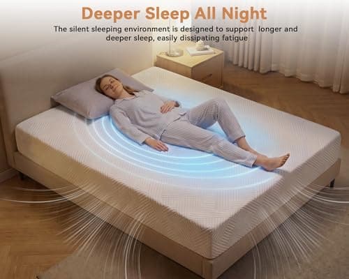 WEUP 8 Inch King Size Mattress, Gel Cooling Memory Foam King Size Bed Mattress in a Box, Medium Firm Feel & Pressure Relief & Fiberglass Free & CertiPUR-US Certified - Thumbnail 5