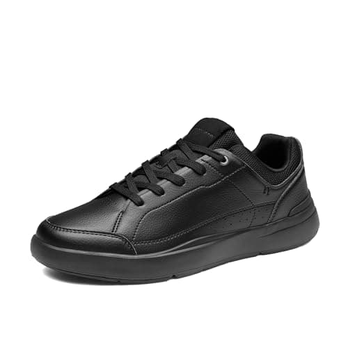 Bruno Marc Men's Lightweight Non Slip Casual Dress Fashion Sneakers Tennis Shoes Breathable Comfortable Shoes,Size 8.5,All Black,SBFN26015M - Image 1