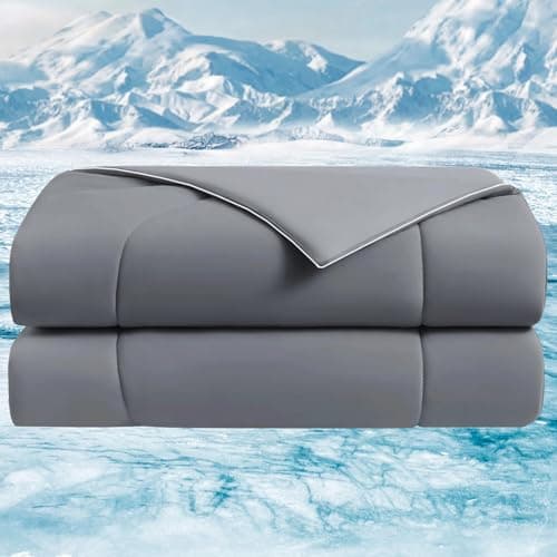 Cooling Comforter Queen Size, Summer Cooling Blankets for Hot Sleepers - Image 1