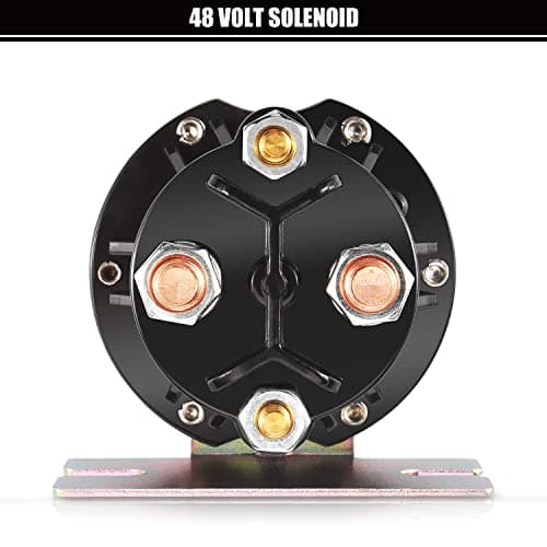 Geggkake EZGO TXT Solenoid, 48V Golf Cart Solenoid, Fit E-Z-GO Electric 48V TXT 2010-Up & All 48V MPT 800/1000 Vehicles Golf Cart, OEM# 612711 - Thumbnail 2
