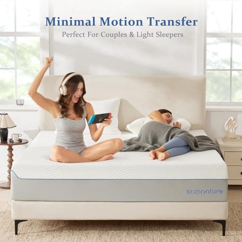 Somnature King Mattress in a Box, 14 Inch Cooling Gel Memory Foam Mattress for Pressure Relief & Deep Sleep, Medium Firm with Motion Isolation, CertiPUR-US Certified, Fiberglass Free - Thumbnail 5