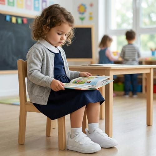 STQ KIDS Wide Toe Box Toddler Barefoot Shoes, Boys Girls First Walking Shoe Non Slip Zero Drop Fashion Sneakers, All White Toddler 10 - Thumbnail 2